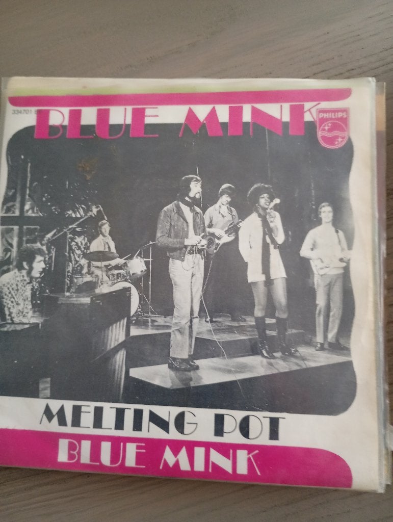 Blue Mink - Melting pot, Enlèvement ou Envoi, Pochette photo, 7 inch, Utilisé