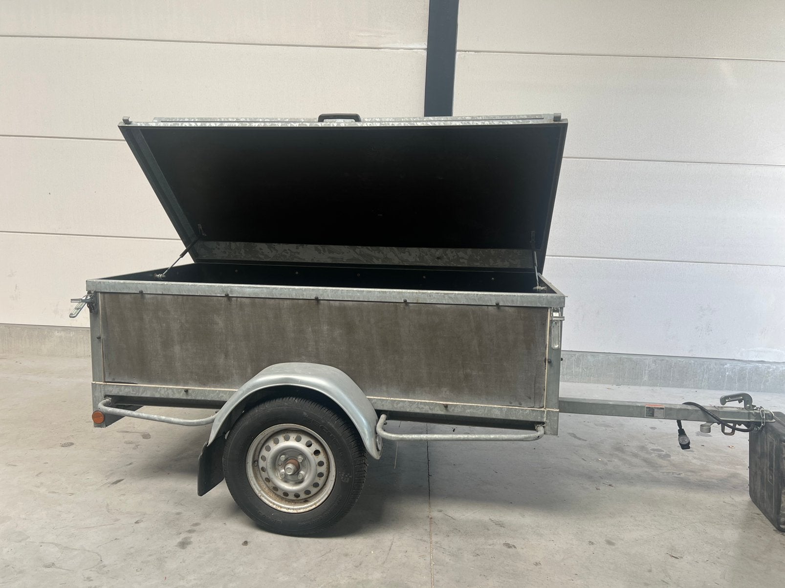 Afsluitbare bagage aanhangwagen 2m x 1m x 0.5m, Auto diversen, Aanhangers en Bagagewagens, Ophalen, Zo goed als nieuw