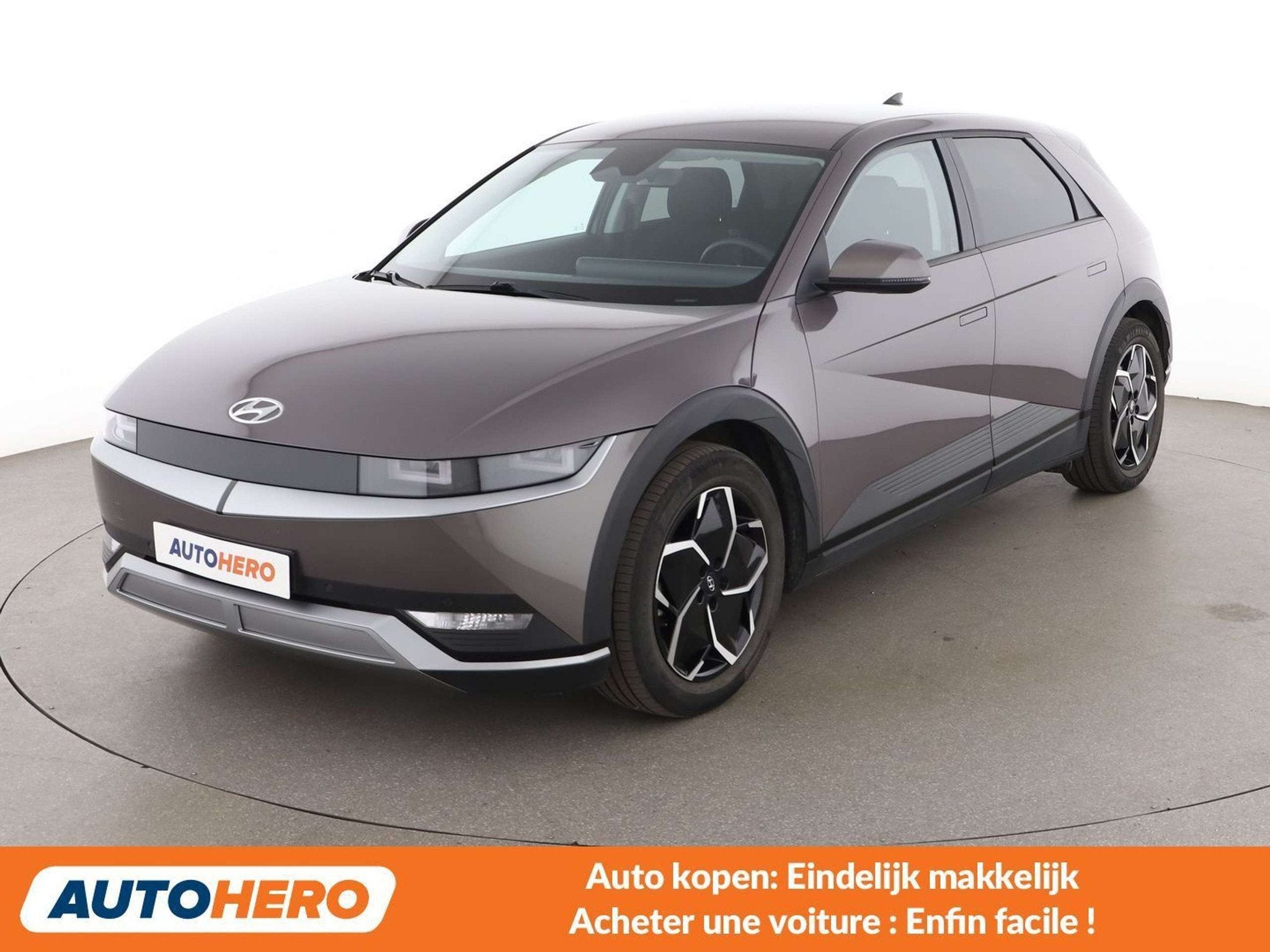 Hyundai IONIQ 5 electric drive 160 kW (bj 2021, automaat), Auto's, Hyundai, Gebruikt, Zwart, IONIQ 5, 2065 kg