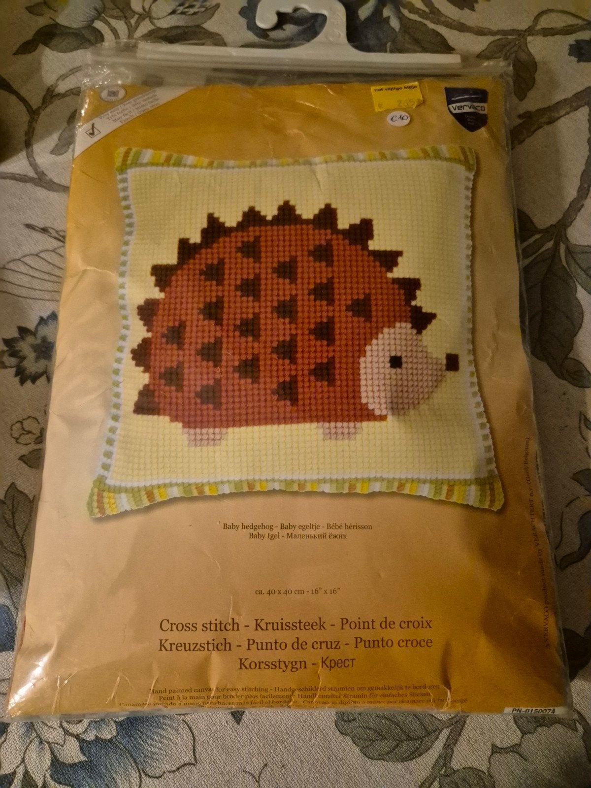 Naaien Pakket Egeltje NIEUW, Hobby en Vrije tijd, Borduren en Borduurmachines, Ophalen of Verzenden, Nieuw, Handborduren, Borduurpakket