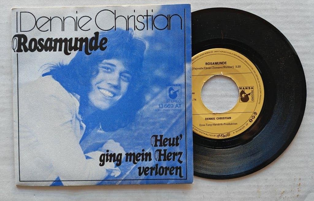 DENNIE CHRISTIAN - Rosamunde (45t), Enlèvement ou Envoi, Comme neuf, 7 inch, Schlager