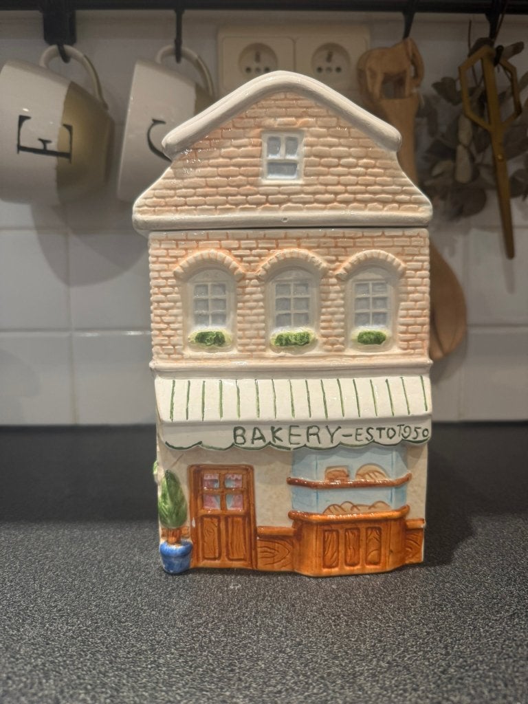Vintage koekjespot, Bakery - Estoto 50 'jaren 50, Ophalen of Verzenden