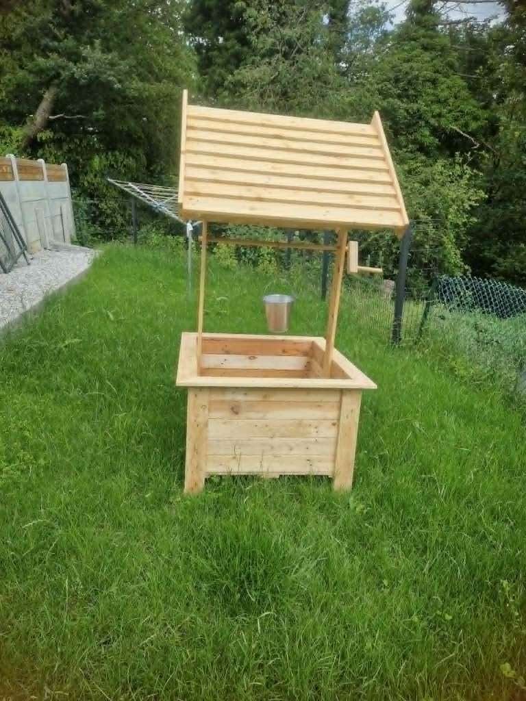 potager en bois – puits déco plein de charme !, Enlèvement, Neuf, Bois, Jardin