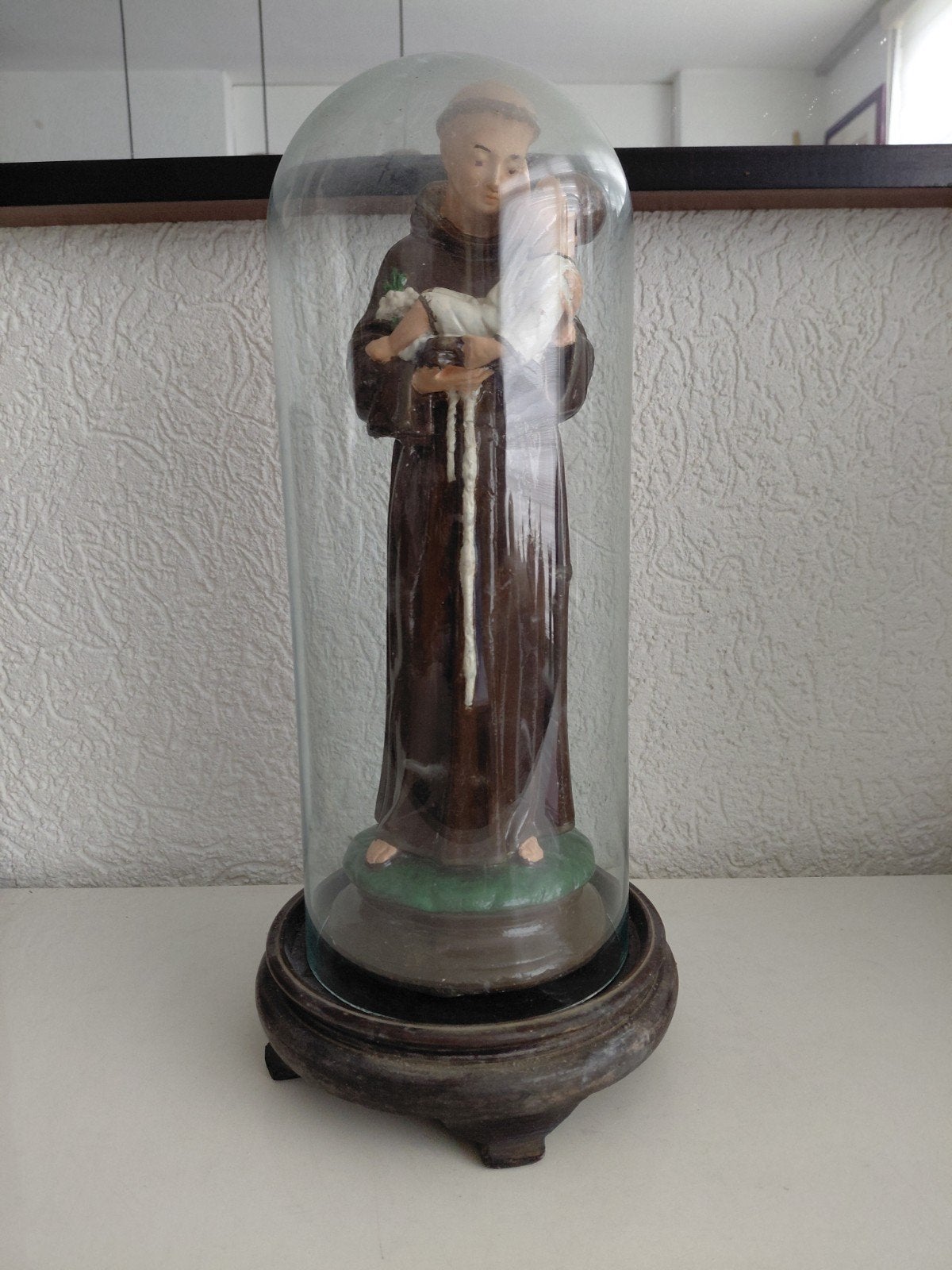 religieus beeld onder stolp, Ophalen of Verzenden