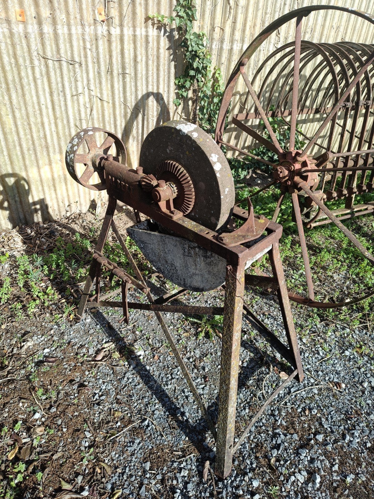 ancienne meule à aiguiser, Jardin & Terrasse, Enlèvement