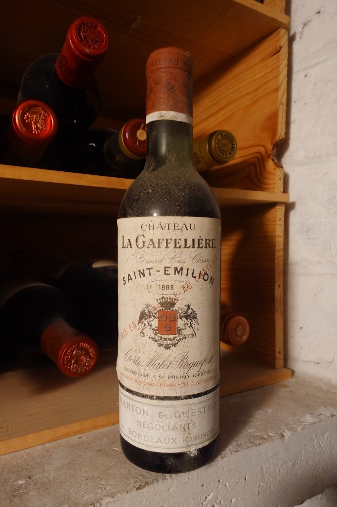Château La Gaffelière 1966 - 1er Grand Cru Classé B, Neuf, Pleine, Enlèvement, Vin rouge