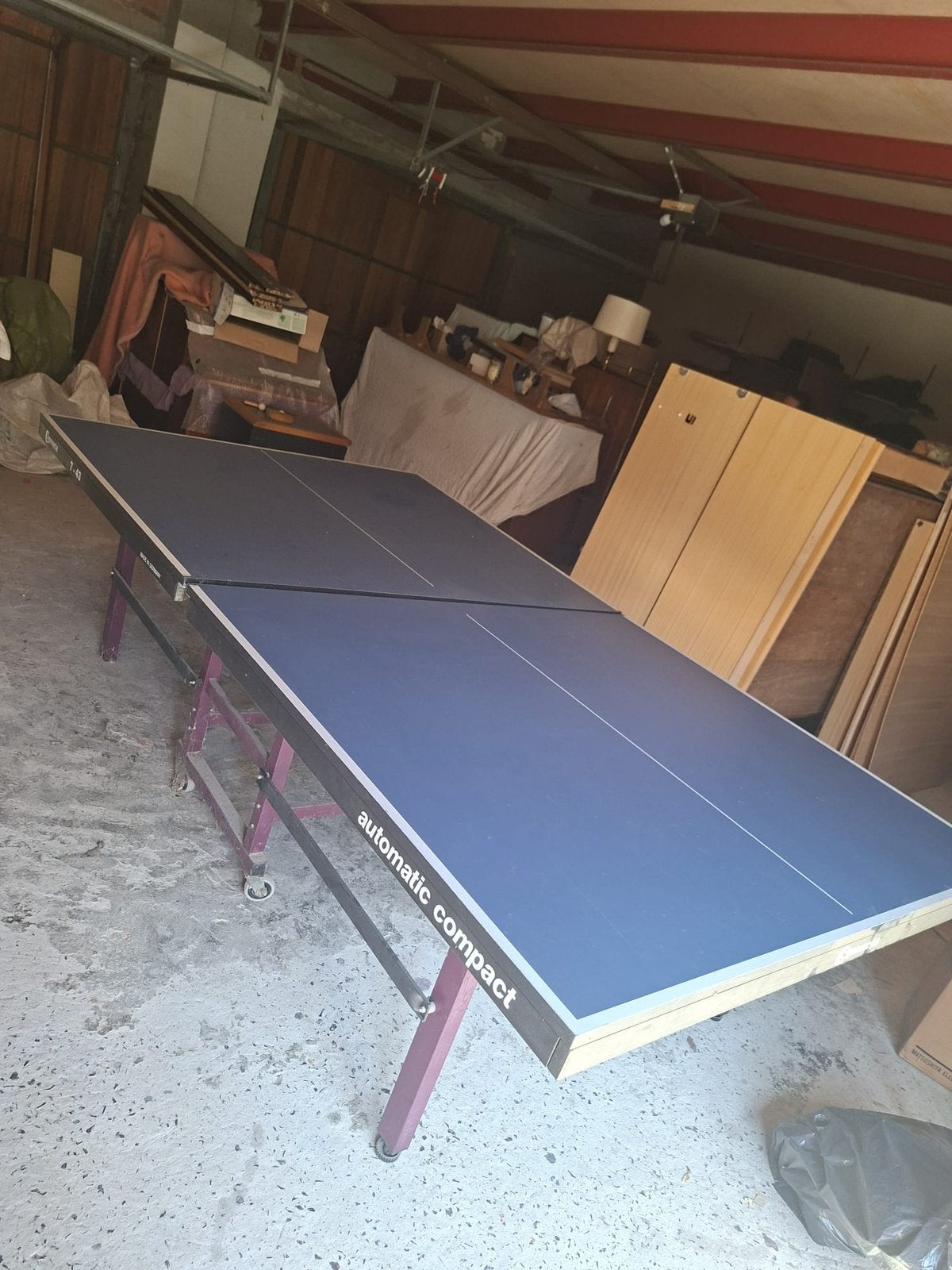 Pingpongtafel, Ophalen, Gebruikt