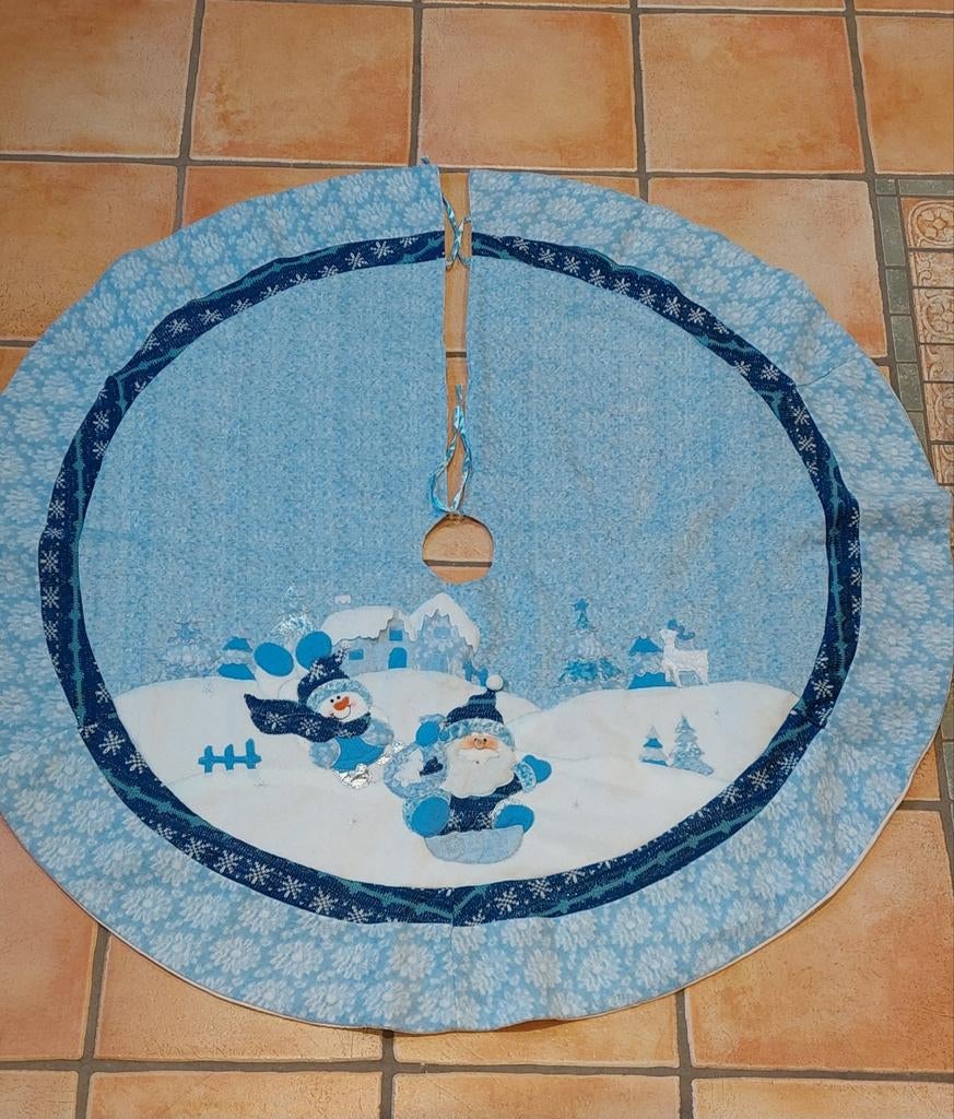 Tapis cache-pied de sapin de Noël, Utilisé