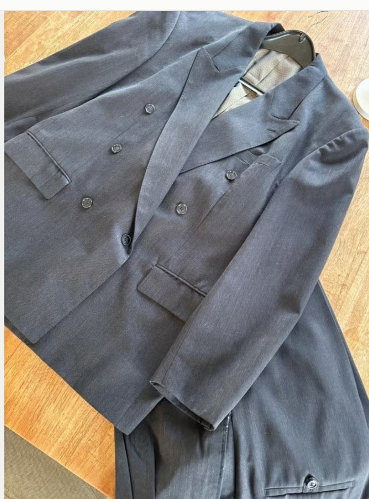 Costume taille 54, Enlèvement ou Envoi, Porté, Taille 52/54 (L), Bleu