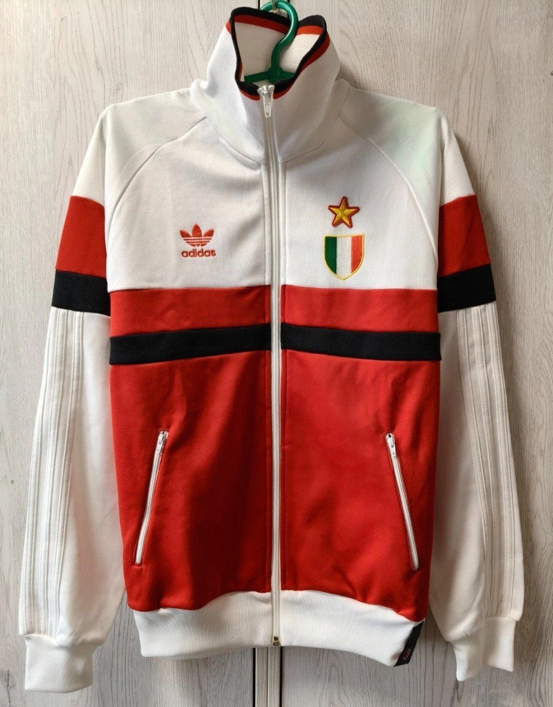 Adidas Classic AC MILAN jack uit de jaren 90, Kleding | Heren, Ophalen of Verzenden