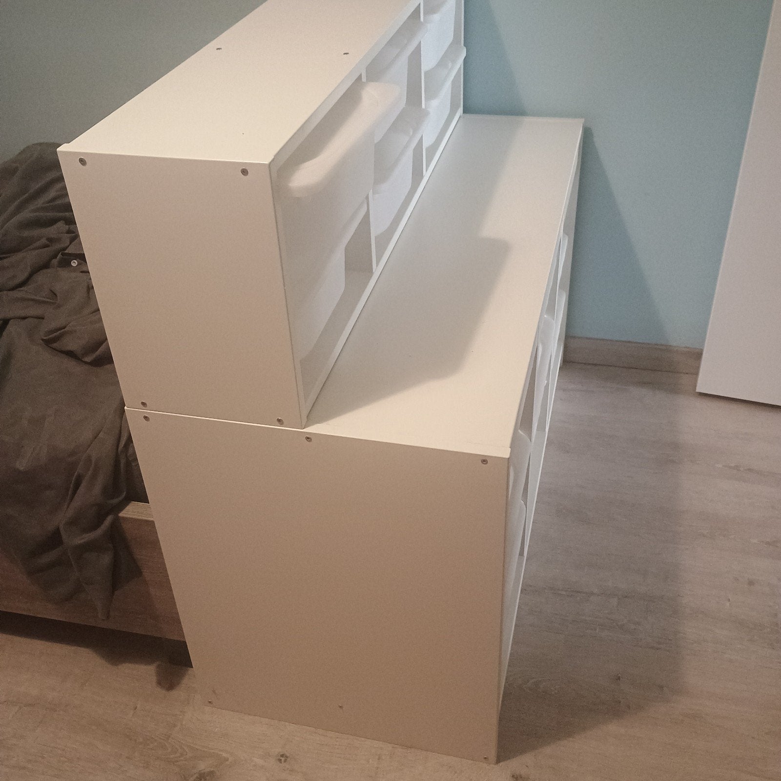 Trofast opbergcombinatie en wandopberger, Ophalen, Zo goed als nieuw