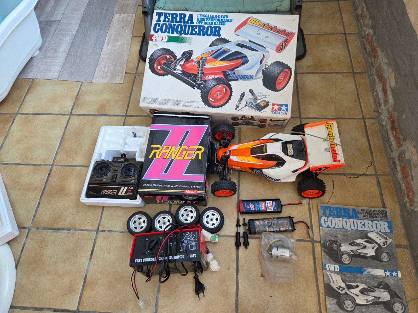 Tamiya Terra Conqueror 1/10 uit 1992, Ophalen
