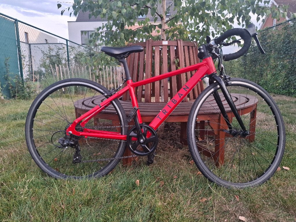 Rode Triban 100 Junior kinderkoersfiets 26 inch, Fietsen en Brommers, Fietsen | Racefietsen, Minder dan 10 versnellingen, Gebruikt