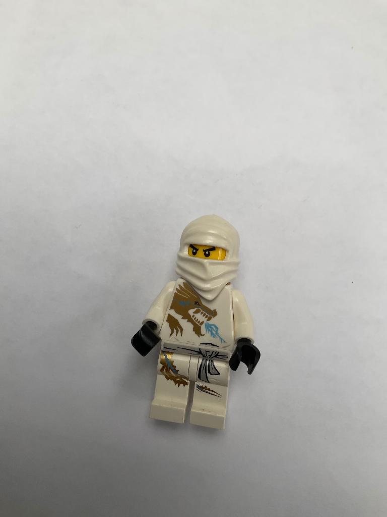 Lego Ninjago fig njo0018 Zane Dx, Ophalen of Verzenden, Zo goed als nieuw, Complete set, Lego