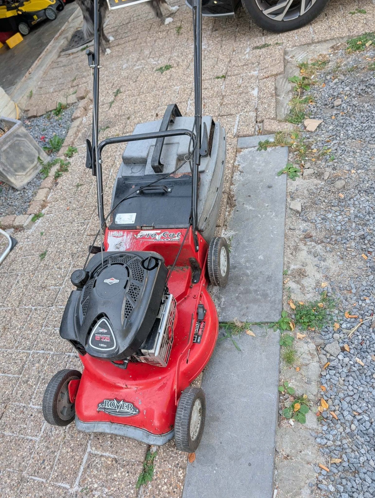 Grasmaaier van Briggs&stratton, Tuin en Terras, Ophalen, Gebruikt, Briggs and Stratton, Opvangbak