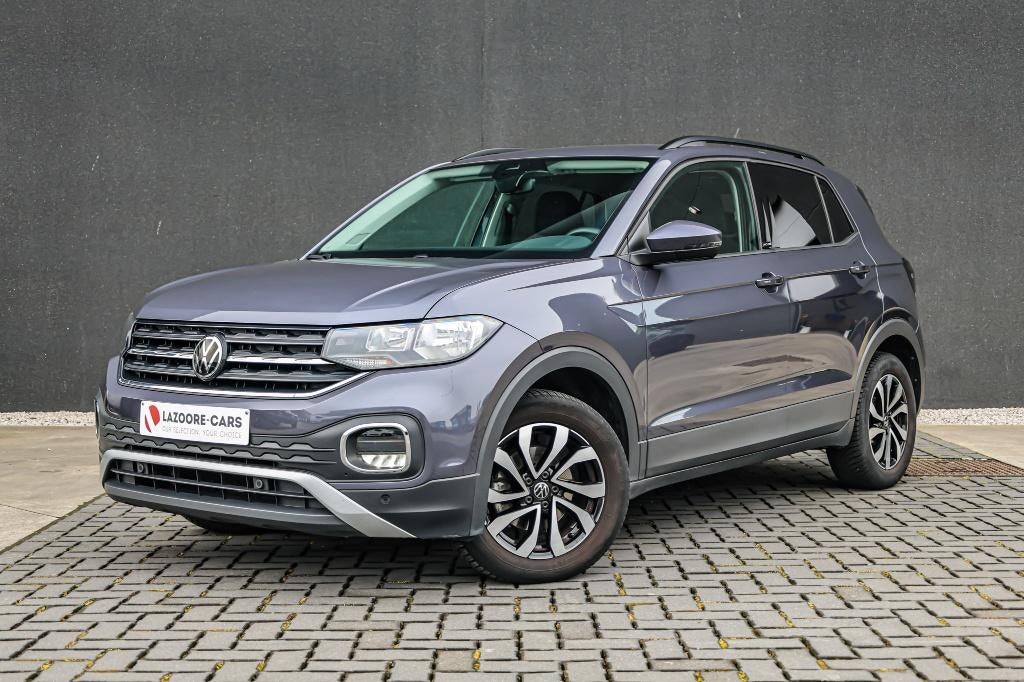 Volkswagen T-Cross1.0 TSI Active OPF-Manueel-Carplay, Argent ou Gris, Euro 6, Entreprise, Boîte manuelle