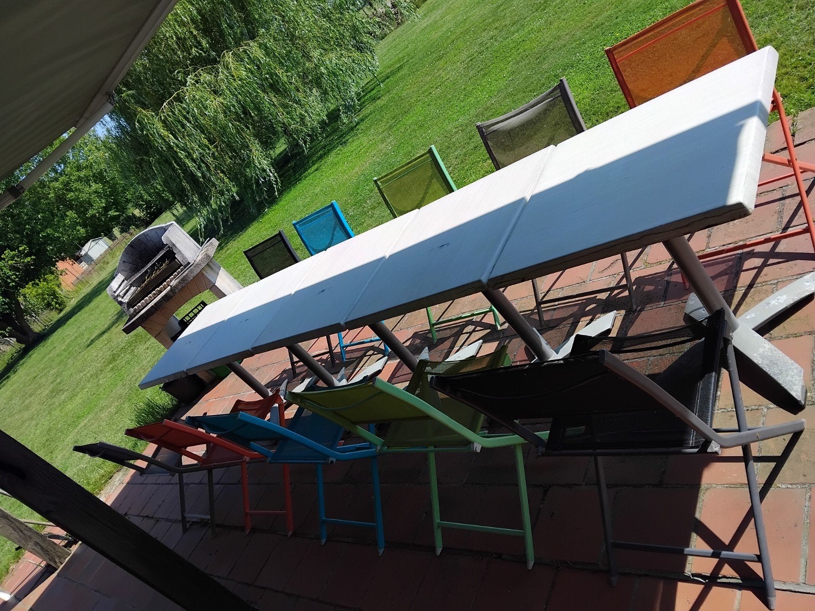 Table de jardin, Enlèvement, Utilisé