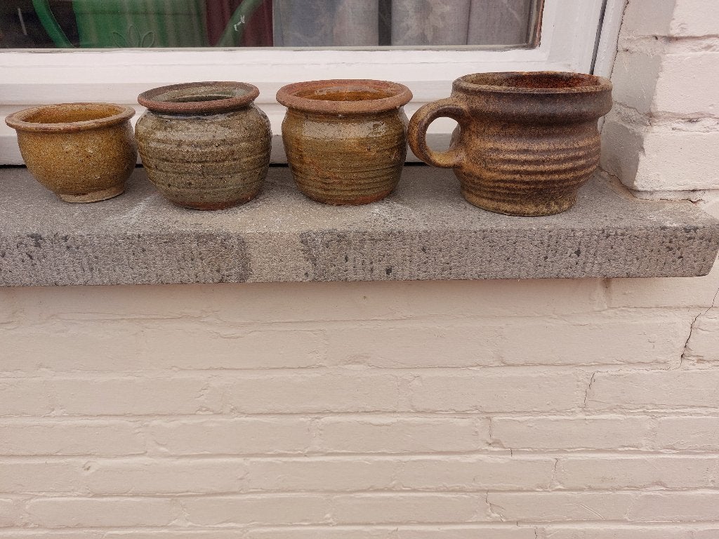 Diverse oude cachepots, Ophalen, Gebruikt