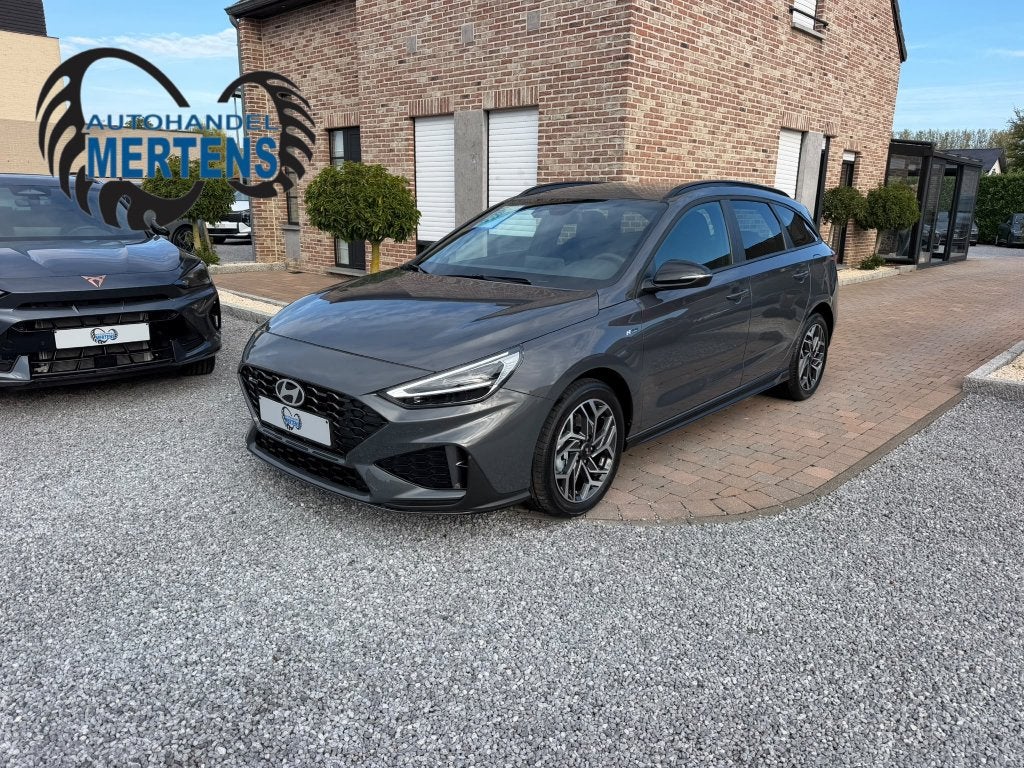 Hyundai i30 CW 1.0 T-GDi N-LINE 5J/GAR NIEUW 0KM, Auto's, Stof, Bedrijf, Zilver of Grijs, 998 cc