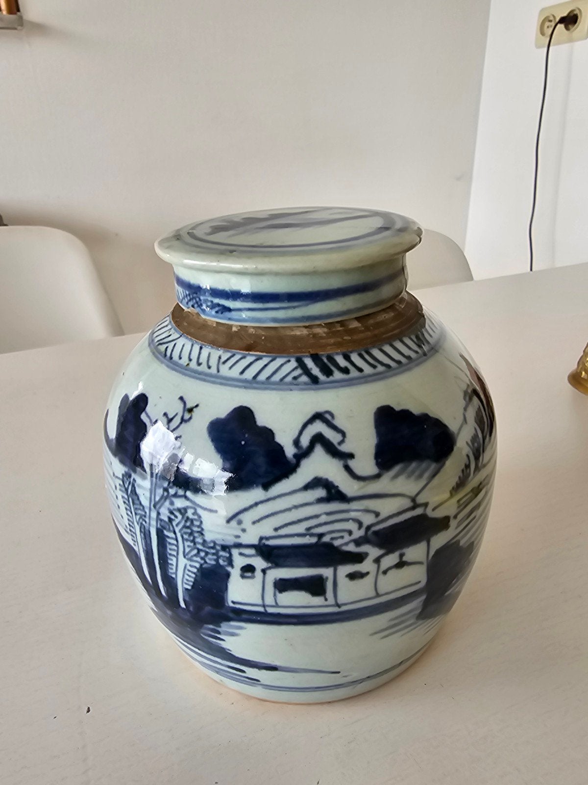 pot à gingembre en porcelaine chinoise, Enlèvement ou Envoi
