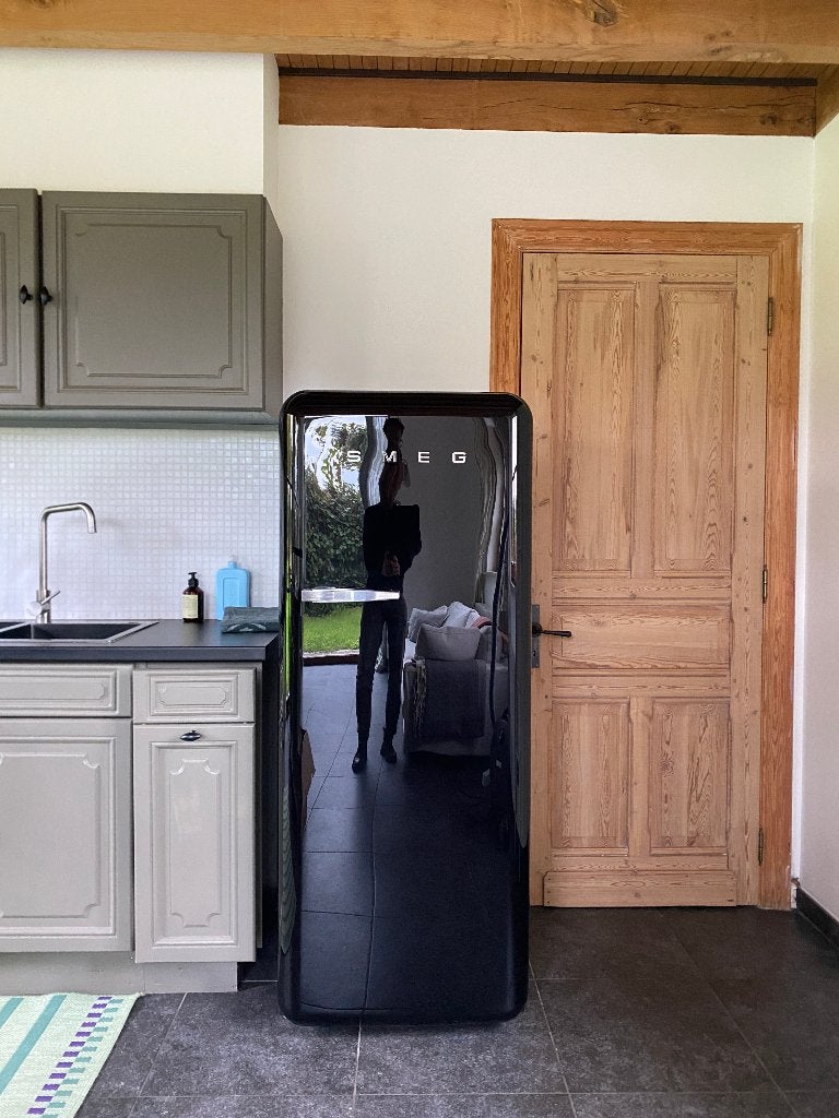 SMEG FAB28RBL3 koelkast in perfecte staat, Ophalen, 200 liter of meer, 60 cm of meer, Zo goed als nieuw