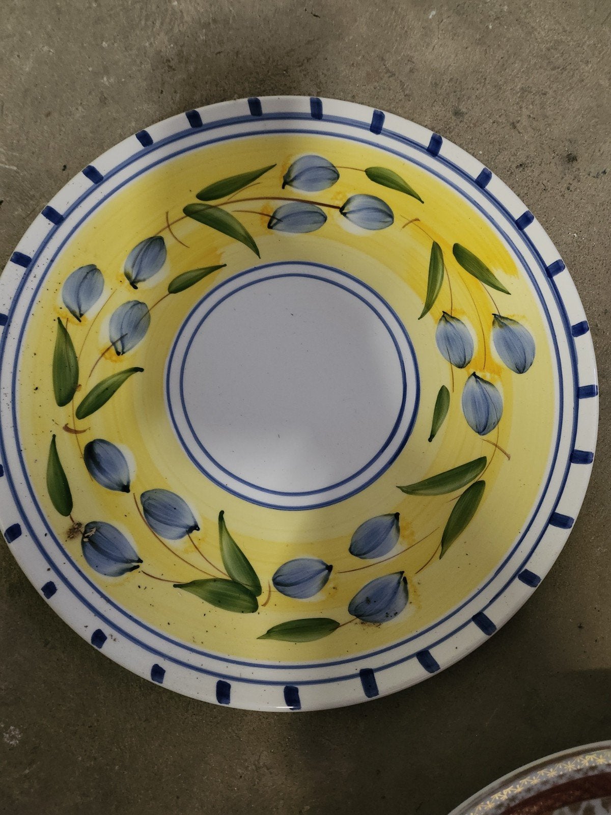Grande assiette, Antiquités & Art, Antiquités | Assiettes décoratives & Carrelages, Enlèvement ou Envoi