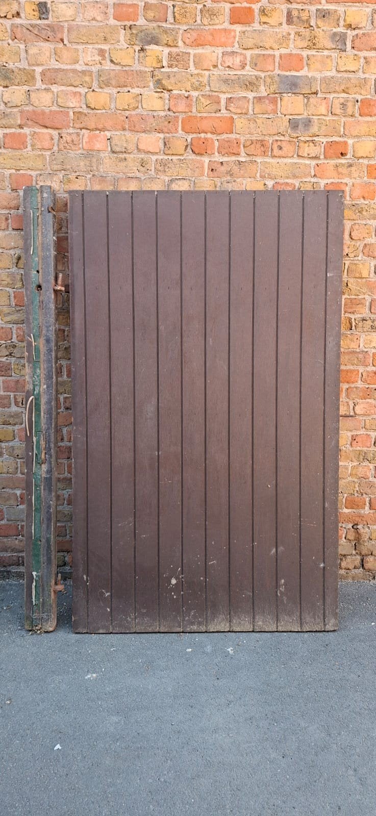 houten buitendeur, Doe-het-zelf en Bouw, Gebruikt, Minder dan 200 cm, Buitendeur, Hout
