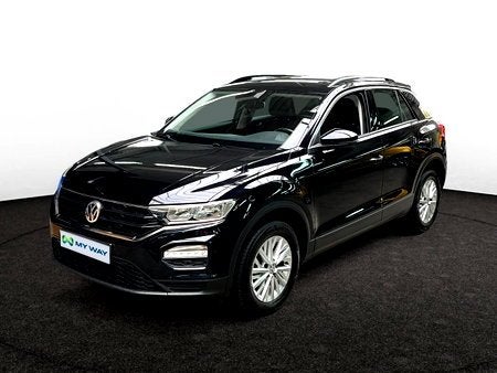 Volkswagen T-Roc GARANTIE*115PK*CARPLAY*SENSOREN*LANE ASSIST, Auto's, USB, Zwart, Handgeschakeld, 143 g/km