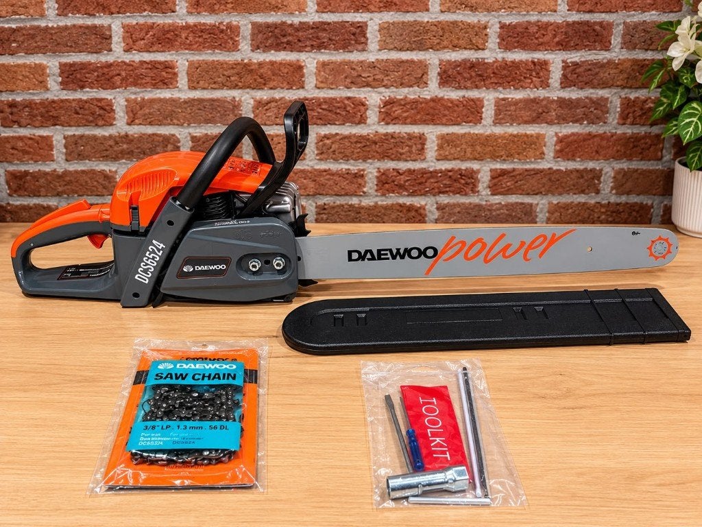 Daewoo DCS6524 benzinekettingzaag – nieuw, Tuin en Terras, Ophalen, Nieuw, Daewoo