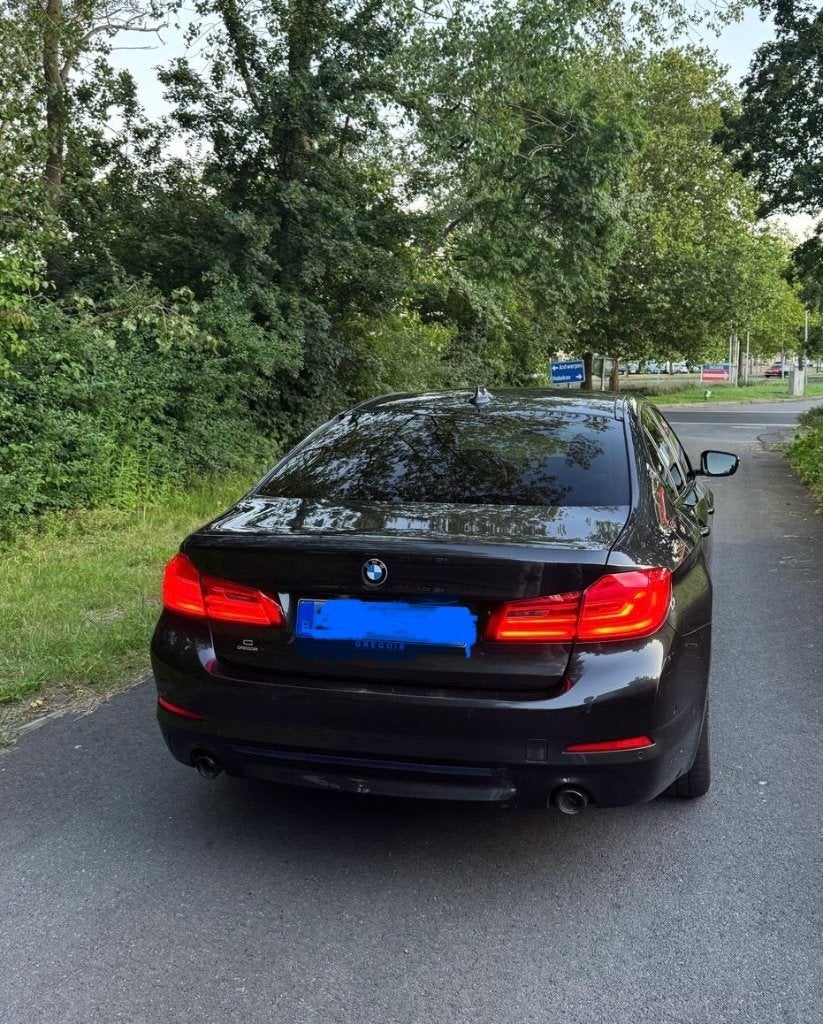 BMW 520D, Auto's, BMW, Automaat, 4 deurs, Achterwielaandrijving, Zwart
