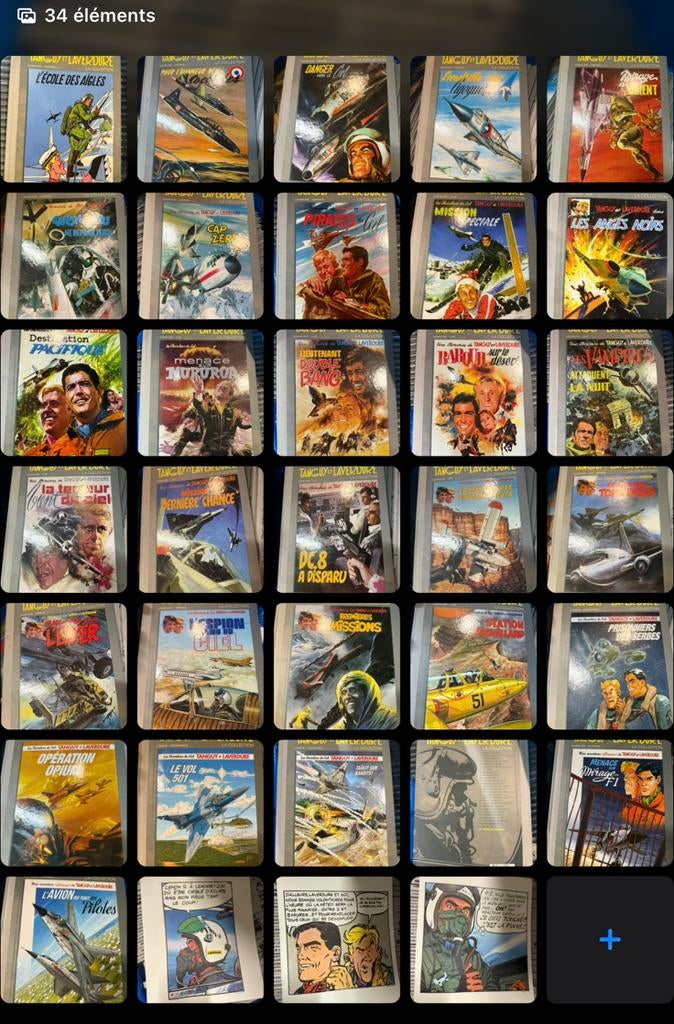 Collection complète Tanguy et Laverdure + planches BD, Enlèvement, Utilisé, Livre ou Revue