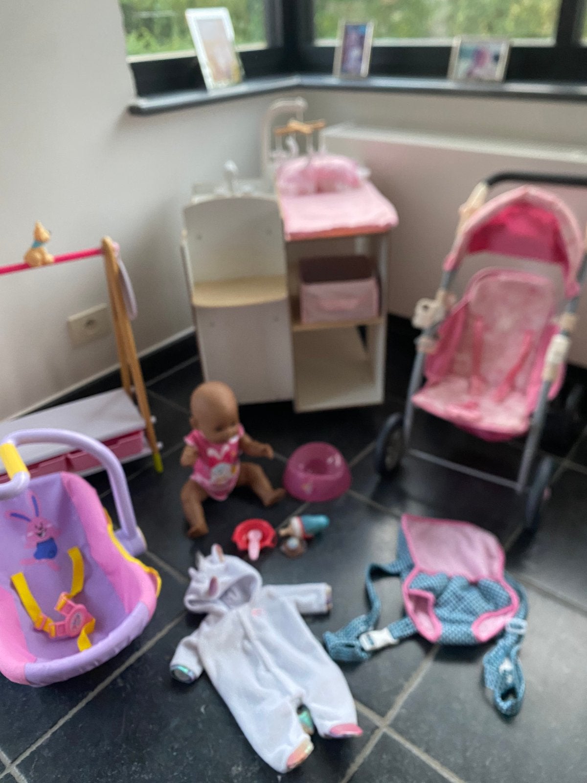 Baby born set, Ophalen, Zo goed als nieuw