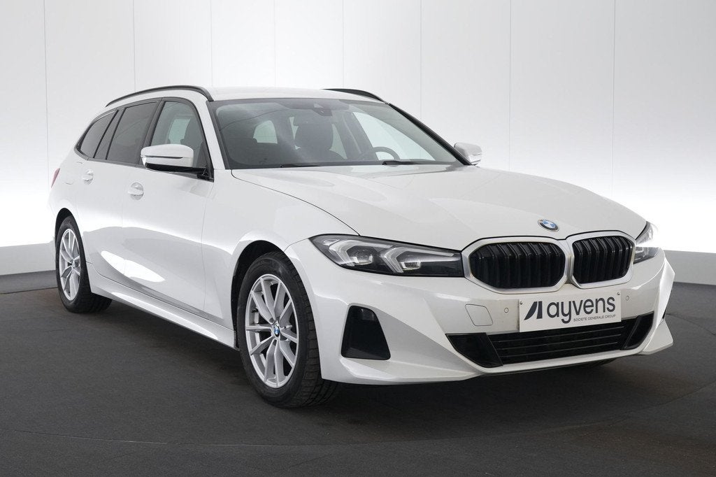 (2DGB092) BMW 3 SERIES TOURING, Auto's, Euro 6, 136 pk, Wit, Bedrijf