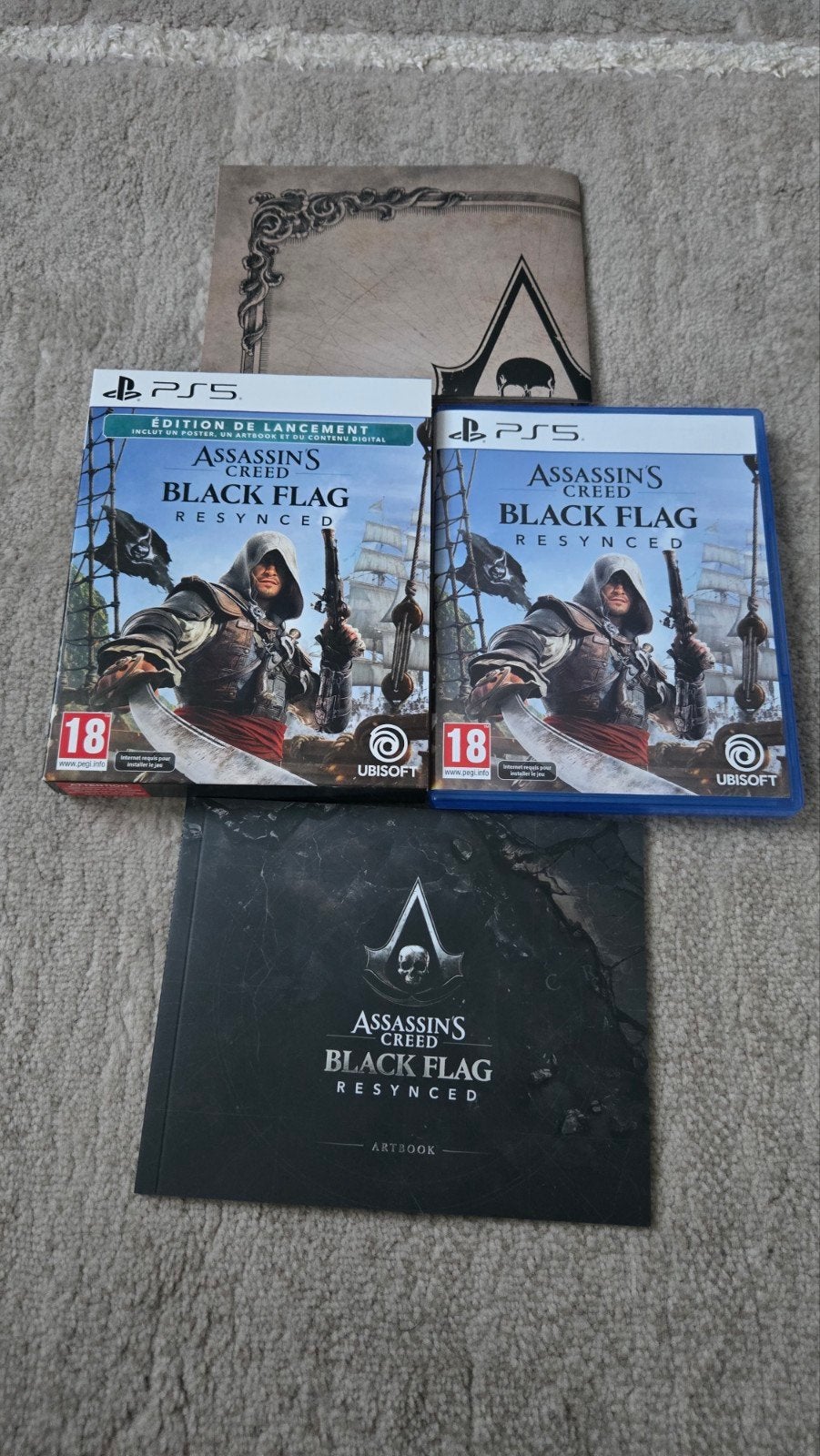Assassin's Creed Black Flag Resynced édition lancement ps5, Enlèvement ou Envoi, 1 joueur, À partir de 18 ans, Aventure et Action