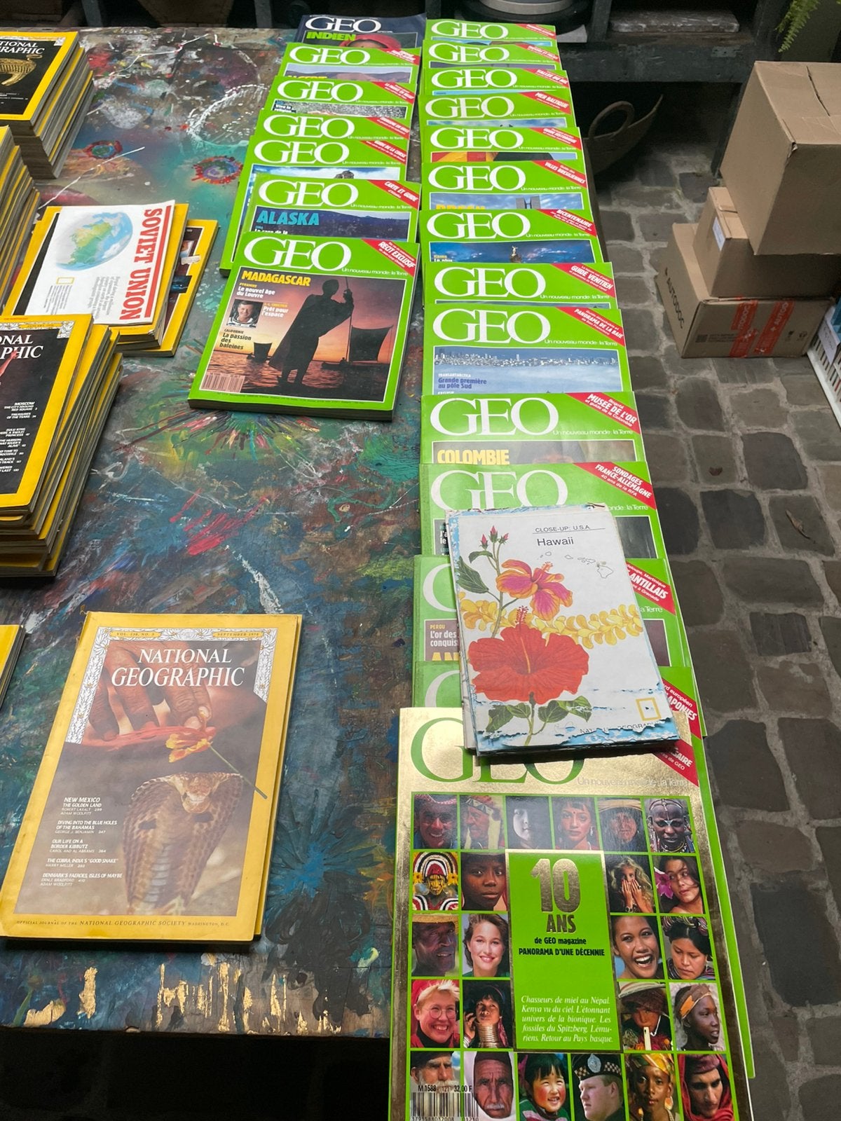 Groot lot national geographic en 22 GEO, Ophalen, Gelezen