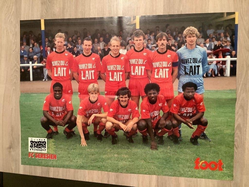 Poster FC Seraing Jaren 80, Ophalen of Verzenden, Zo goed als nieuw, Poster, Plaatje of Sticker