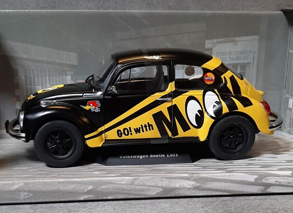 1:18/VW Käfer 1303/"Go!With Moon"/1974/Nieuw, Enlèvement ou Envoi, Neuf, Voiture, Solido