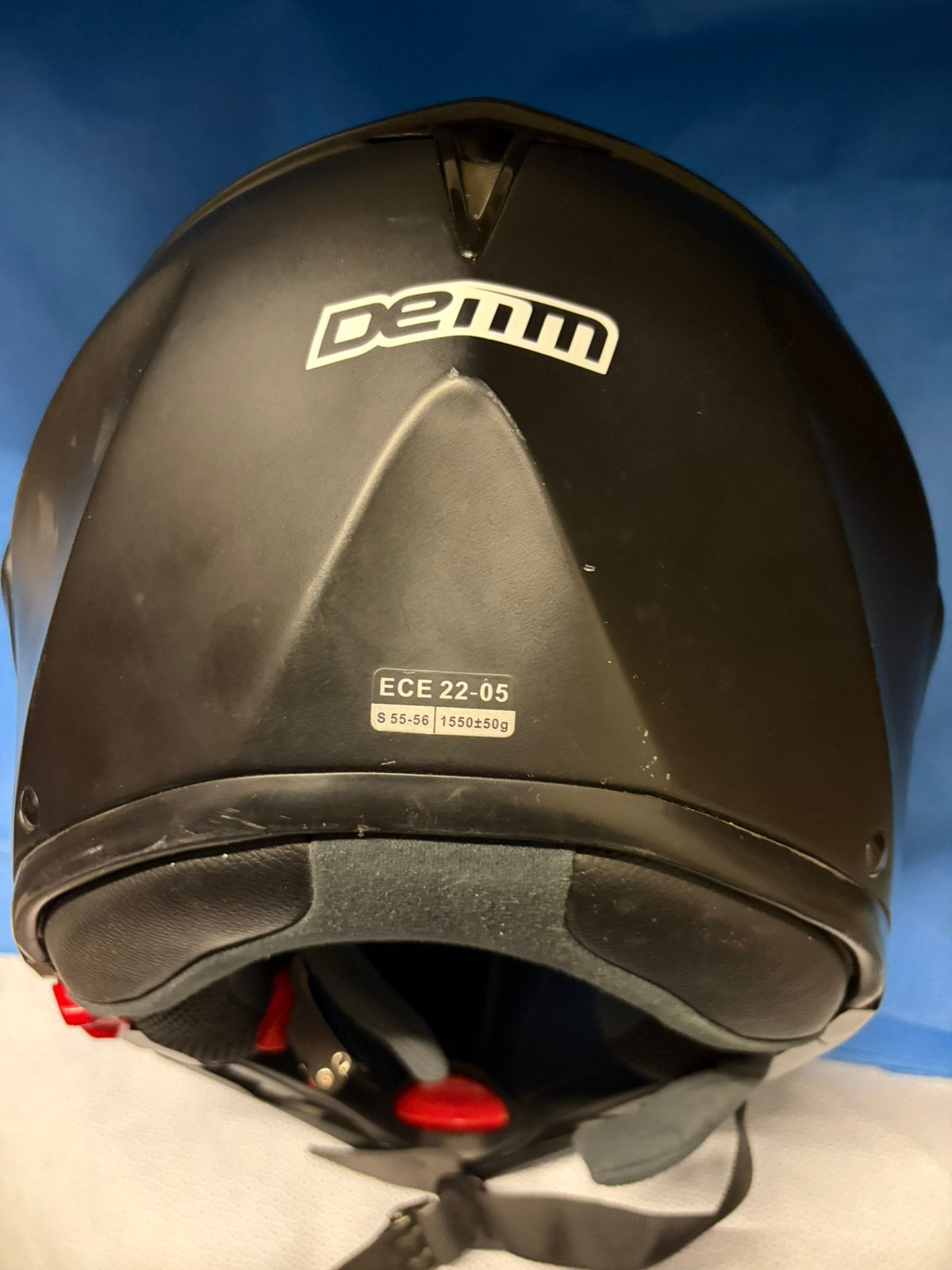 Nette Demm Systeemhelm (Matzwart), Motoren, Jethelm, S, Tweedehands, Ophalen