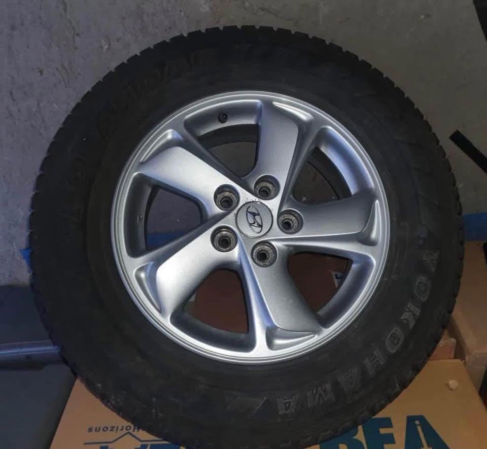 Kit de 4 pneus hiver avec jantes alliage pour Hyundai, Enlèvement, Pneus hiver, Pneu(s)