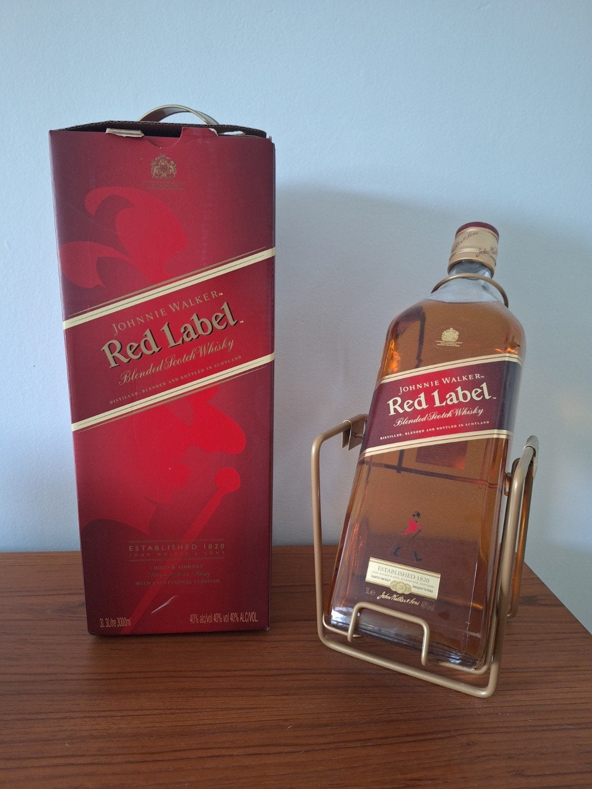 Whiskey Johnny Walker Red Label 3 liter, Enlèvement ou Envoi