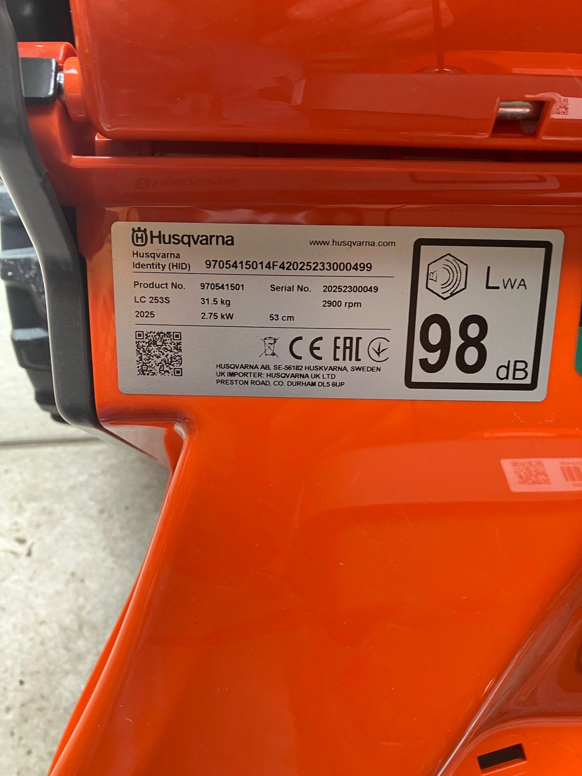 Av tondeuse thermique husvarna pro, Jardin & Terrasse, Enlèvement, Comme neuf