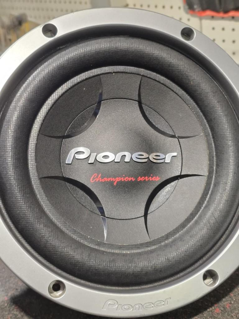 PIONEER TS-W257D2 10-inch subwoofer van 1000 watt, Auto diversen, Autospeakers, Zo goed als nieuw, Ophalen