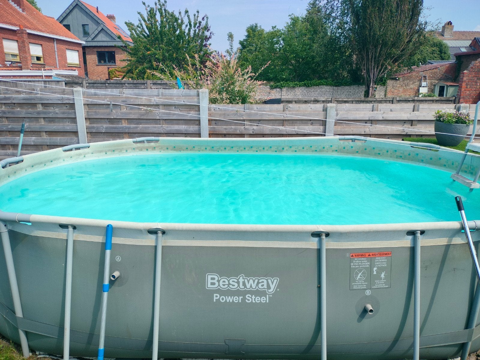 Zwembad bestway 4,7mx 2,9mx1m, Tuin en Terras, Zwembaden, Ophalen