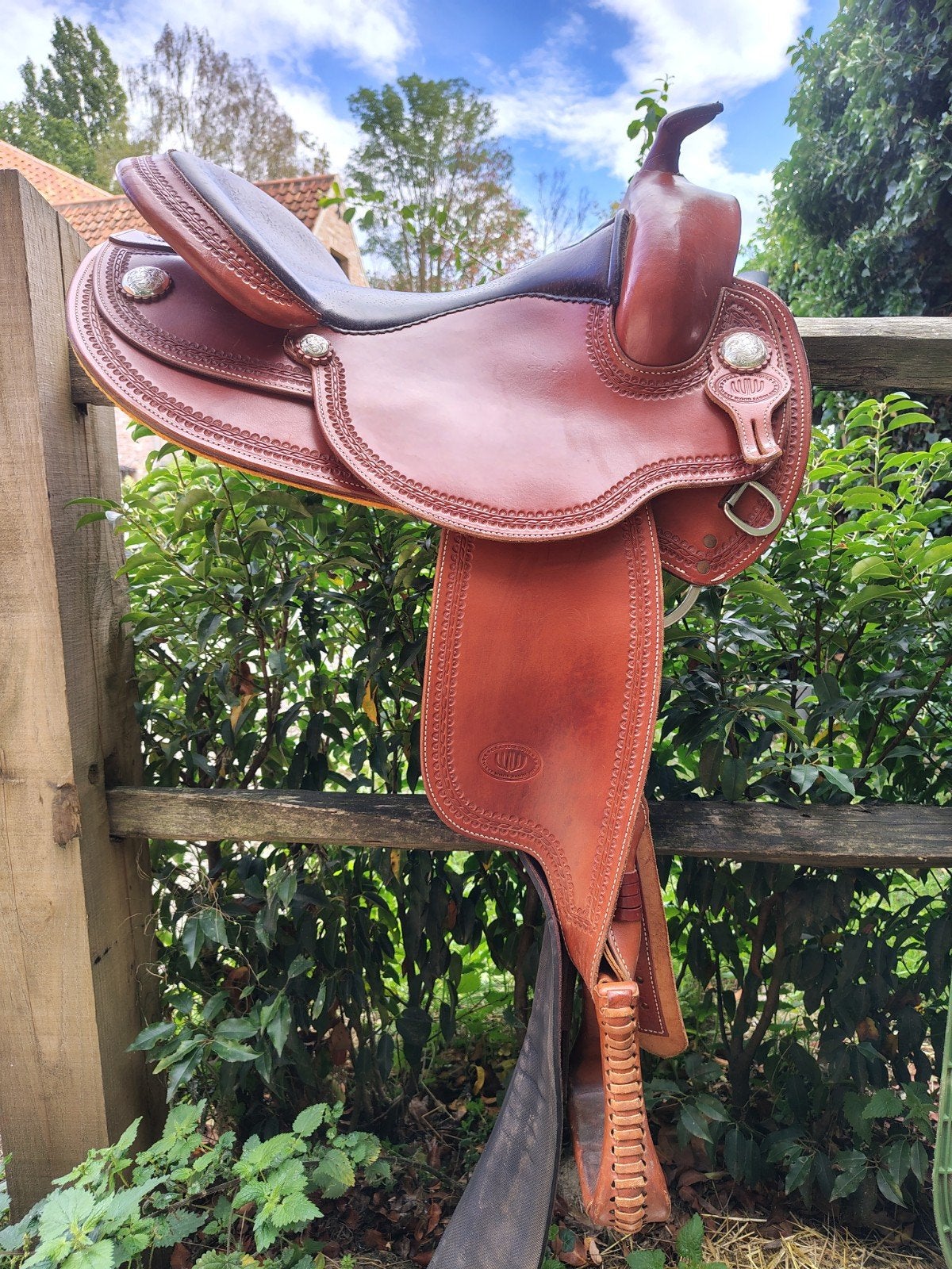 Westwood western zadel 16 inch, Dieren en Toebehoren, Extra wijd, Ophalen, Gebruikt