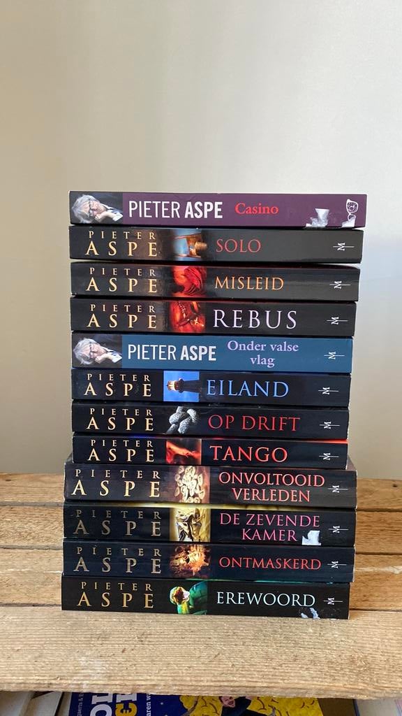 Boeken Pieter Aspe, Boeken, Ophalen of Verzenden, Zo goed als nieuw