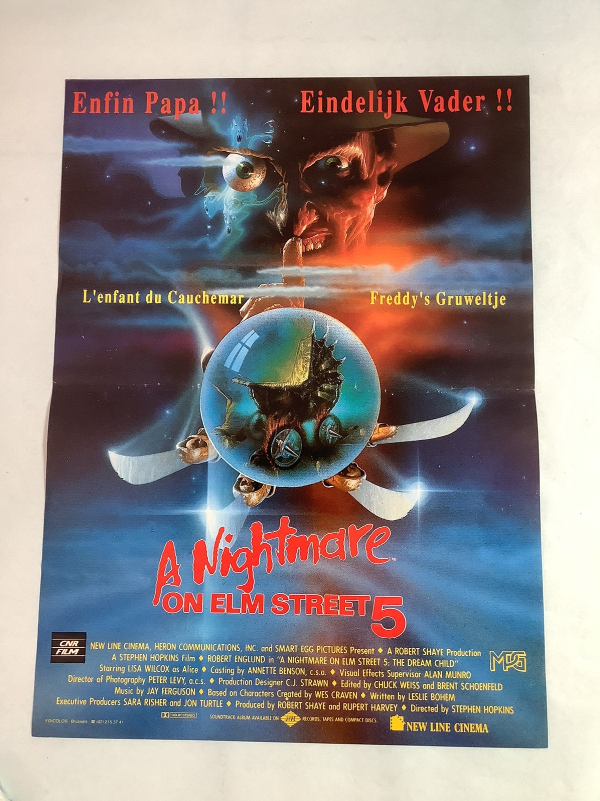 CAUCHEMAR SUR ELM STREET, Collections, Posters & Affiches, Enlèvement ou Envoi, Comme neuf