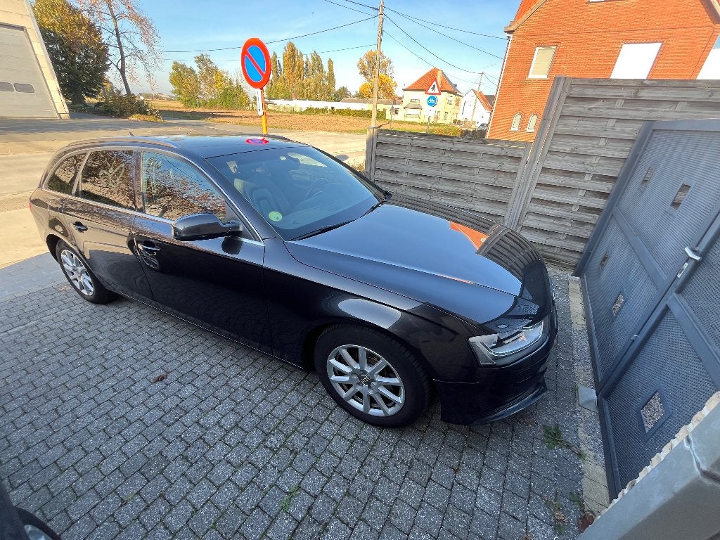 Audi A4 TDI 2.0, Auto's, Zwart, A4, Zwart, Leder