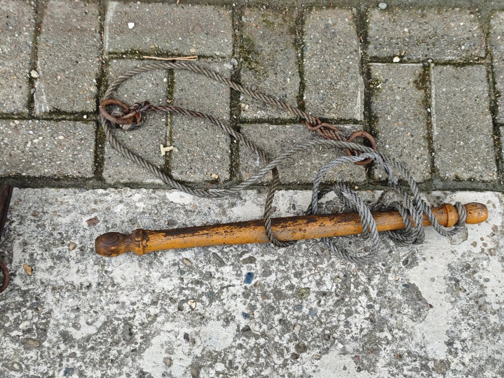stalen schommel, Ophalen, Gebruikt, Schommel