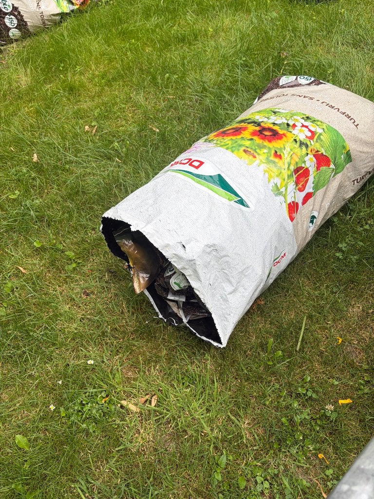 Puinzakken allerlei, Doe-het-zelf en Bouw, Ophalen, Gebruikt