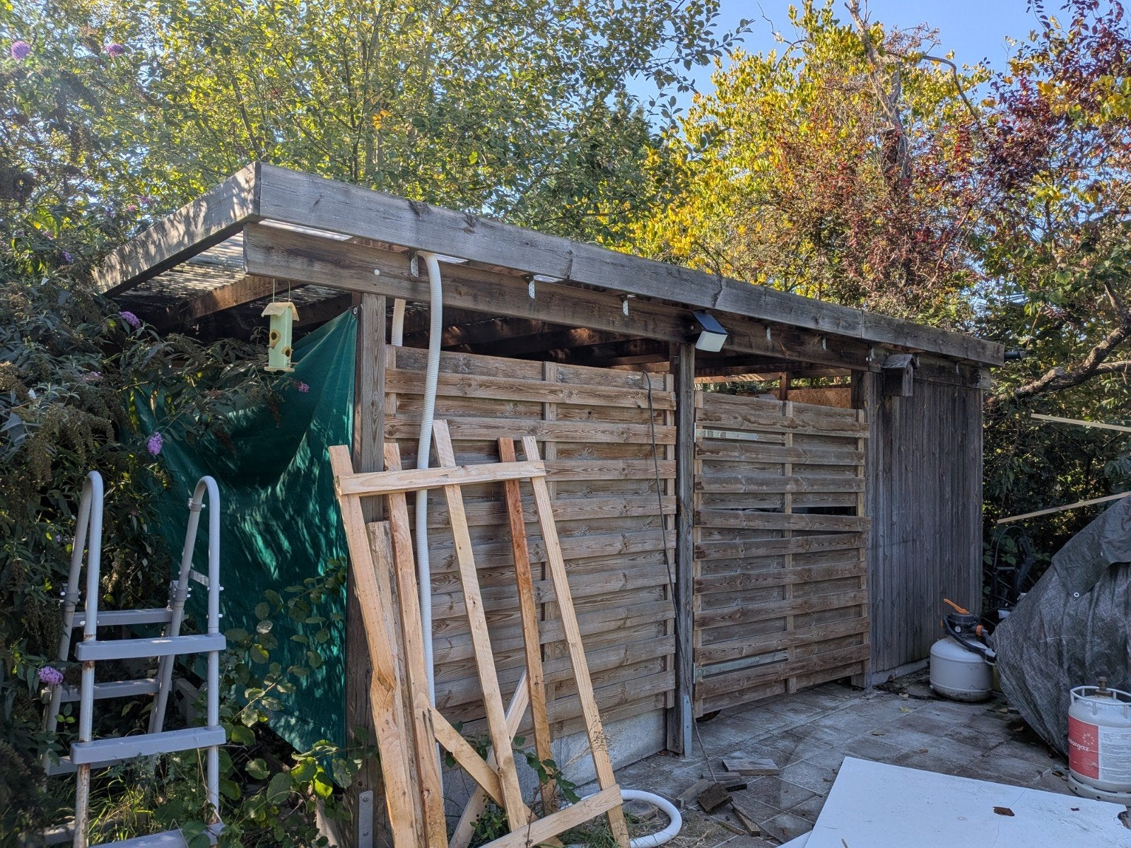 Gratis carport mits zelf demonteren!, Ophalen, Overige typen, 500 cm of meer, Hout